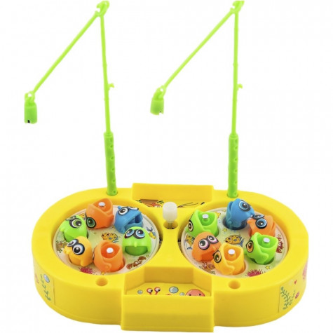 Hra Ryby/rybář plast 14cm + 2 pruty na natažení ~ 2