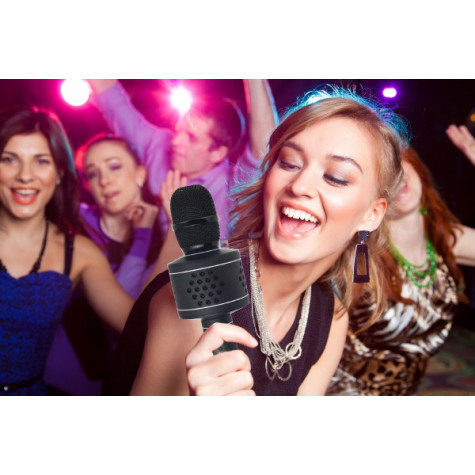 Teddies Mikrofon karaoke s bluetooth černý