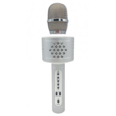 Teddies Mikrofon karaoke s bluetooth stříbrný