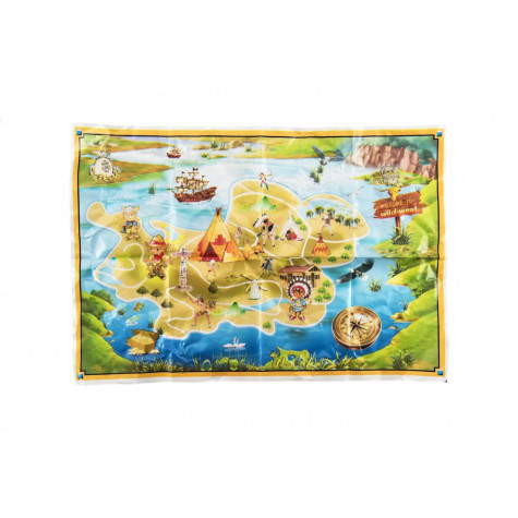 Indiáni s mapou plast 6cm ~ 3