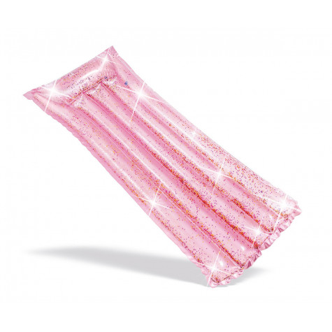 Intex 58720 Lehátko nafukovací růžové třpytivé 170x53 cm ~ 1
