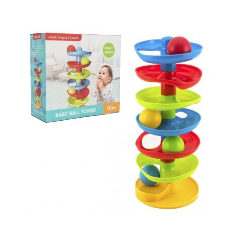 Kuličková dráha - věž plast s kuličkami ~ 1
