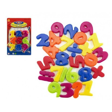 Magnetické plastová číslice 4cm 27ks ~ 1