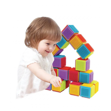 Stavebnice Q-Brick kostky plast 20ks ~ 5