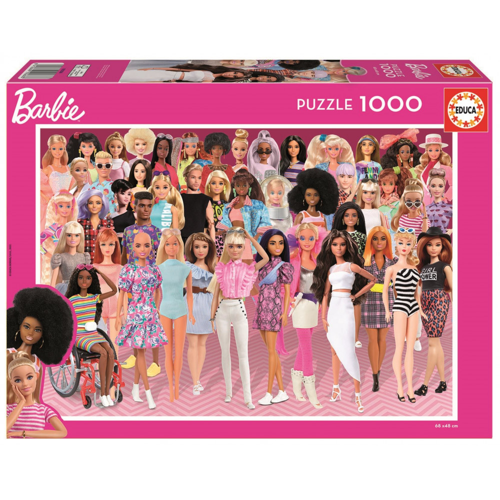 EDUCA Puzzle Barbie 1000 dílků