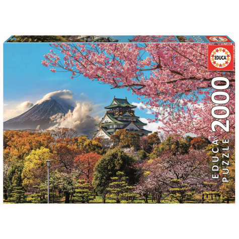 EDUCA Puzzle Hrad v Ósace, Japonsko 2000 dílků ~ 1