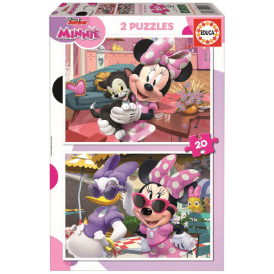 EDUCA Puzzle Minnie 2x20 dílků