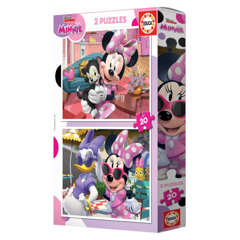EDUCA Puzzle Minnie 2x20 dílků ~ 2