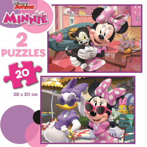 EDUCA Puzzle Minnie 2x20 dílků ~ 3