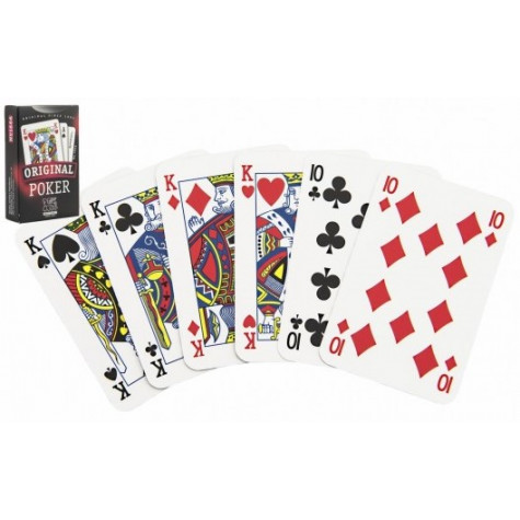 Original Poker hrací karty v papírové krabičce ~ 1