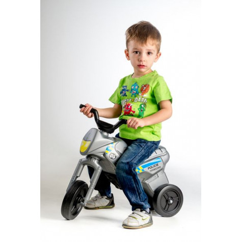 Odrážedlo Enduro Yupee Policie velké výška sedadla 31cm nosnost do 25kg ~ 4