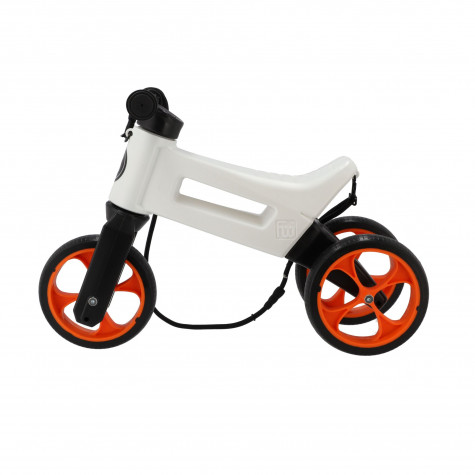 Odrážedlo FUNNY WHEELS Rider SuperSport 2v1 bílé oranžová kola