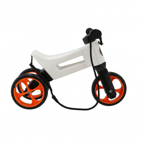 Odrážedlo FUNNY WHEELS Rider SuperSport 2v1 bílé oranžová kola ~ 5