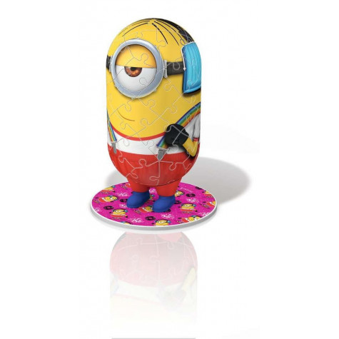 RAVENSBURGER 3D puzzle Postavička Mimoni 2: Roller Skater 54 dílků ~ 2