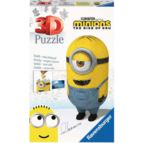RAVENSBURGER 3D puzzle Postavička Mimoni 2: Jeans 54 dílků ~ 1