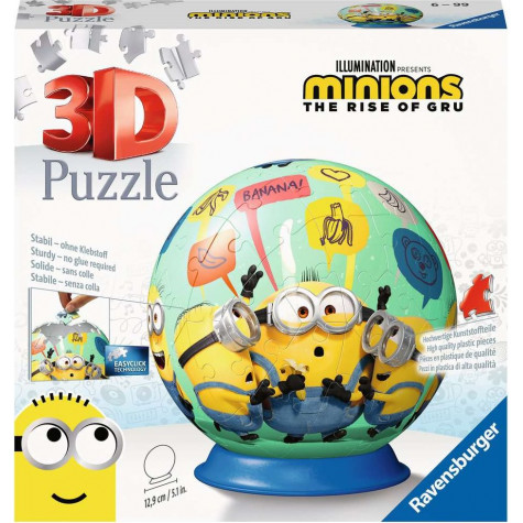 RAVENSBURGER 3D Puzzleball Mimoni 2: Padouch přichází 72 dílků