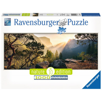 RAVENSBURGER Panoramatické puzzle Yosemitský národní park, Kalifornie 1000 dílků