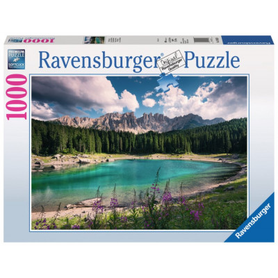 RAVENSBURGER Puzzle Jezero v Dolomitech 1000 dílků