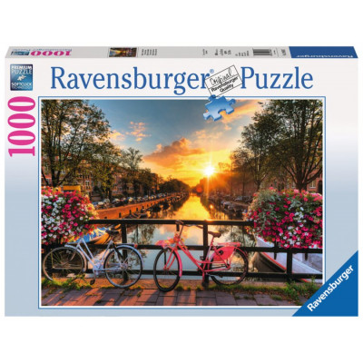RAVENSBURGER Puzzle Kola v Amsterdamu, Nizozemsko 1000 dílků