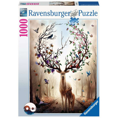 RAVENSBURGER Puzzle Magický jelen 1000 dílků