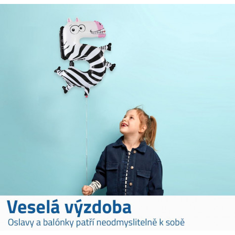 Nafukovací balónky čísla zvířátka - 5 ~ 4