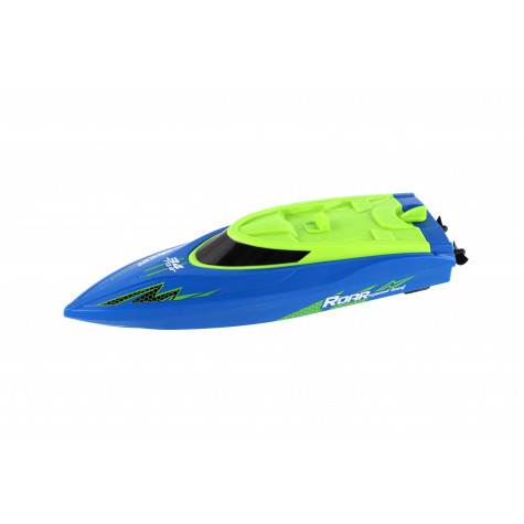 Motorový člun/loď do vody RC 22cm modrý na baterie 2,4Ghz ~ 4