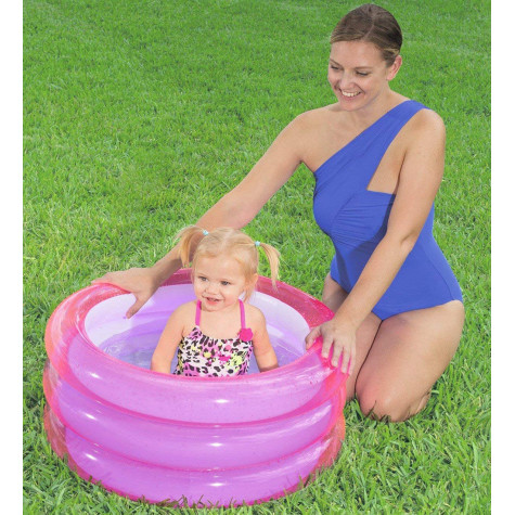 Bestway 51033 Nafukovací dětský bazének 70x30cm - růžový