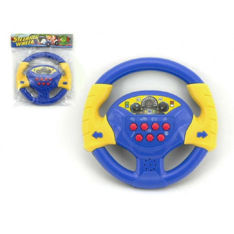 Volant modrý plast 20cm na baterie se zvukem ~ 2
