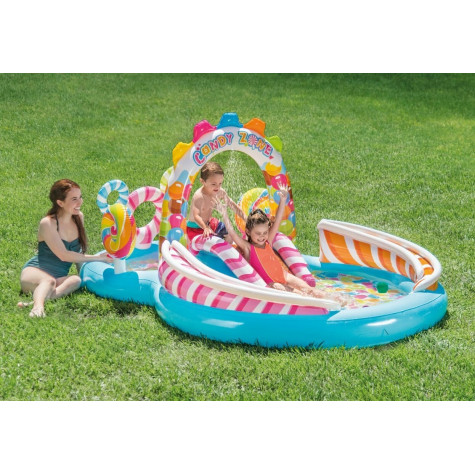 Intex 57149 Hrací centrum Candy Zone 295x191x130cm ~ 2