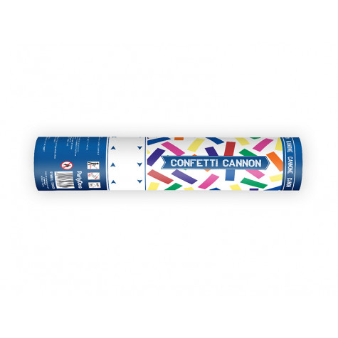 Vystřelovací konfety 20 cm - barevné pásky