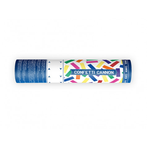 Vystřelovací konfety 20 cm - barevné pásky