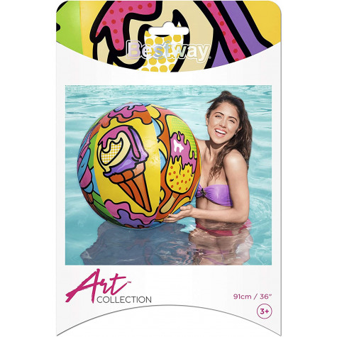 Bestway 31044 Míč nafukovací Pop art 91 cm ~ 3
