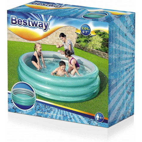 Bestway 51043 Nafukovací bazén metalický 201x53cm ~ 5