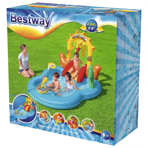 Bestway 53118 Hrací centrum nafukovací Wild West 264x188x140cm ~ 7