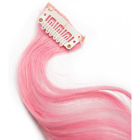 Barevné příčesky do vlasů - růžové