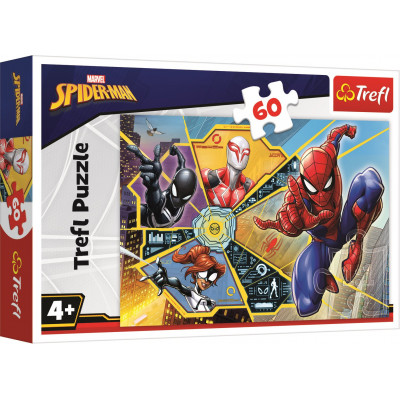 TREFL Puzzle Spiderman: Na síti 60 dílků