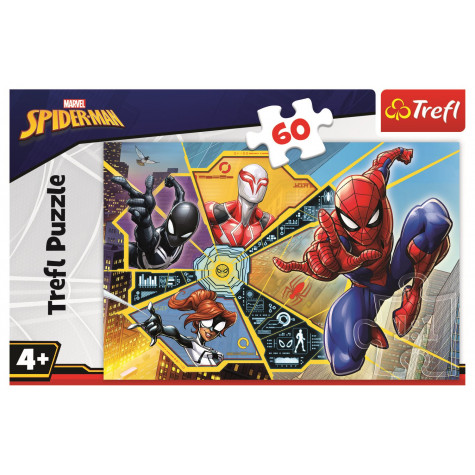 TREFL Puzzle Spiderman: Na síti 60 dílků
