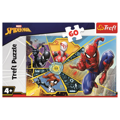 TREFL Puzzle Spiderman: Na síti 60 dílků ~ 3