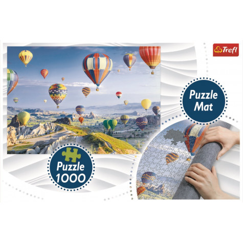 TREFL Puzzle Balóny nad Kappadokií 1000 dílků + Podložka pod puzzle ~ 3