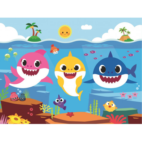 TREFL Puzzle Baby Shark: Podmořský svět žraloků 30 dílků