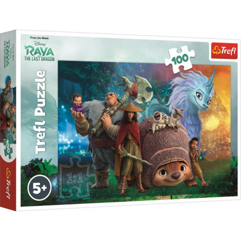 TREFL Puzzle Raya a poslední drak 100 dílků ~ 1