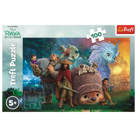 TREFL Puzzle Raya a poslední drak 100 dílků ~ 3