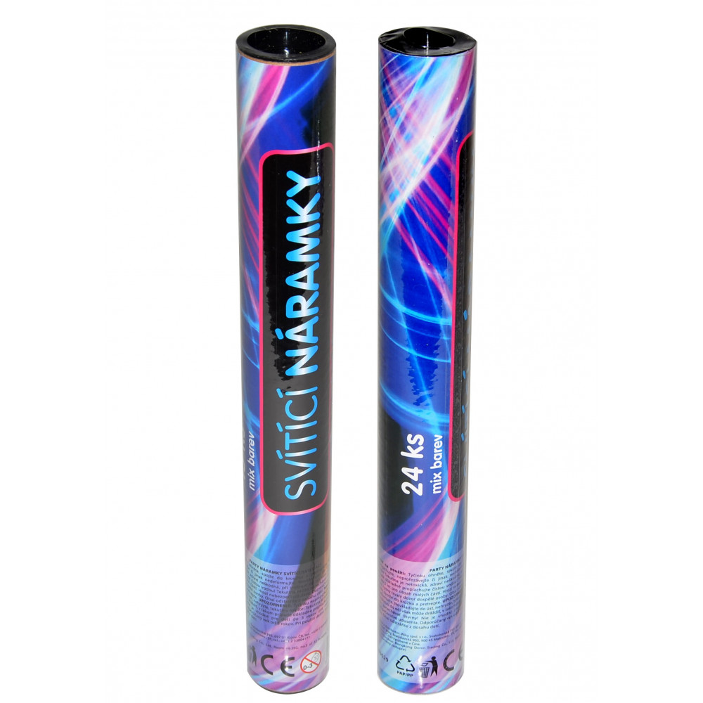 Lightstick Náramky svítící 24 ks