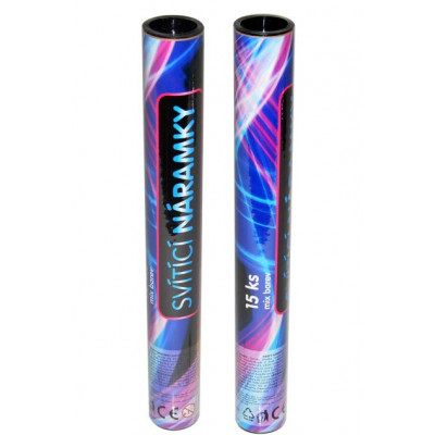 Lightstick Náramky svítící 15 ks