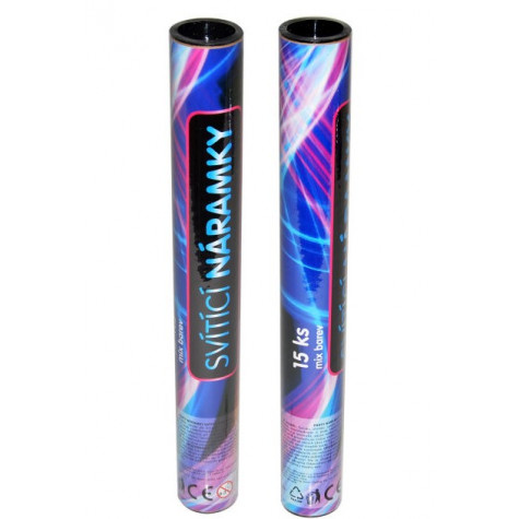 Lightstick Náramky svítící 15 ks