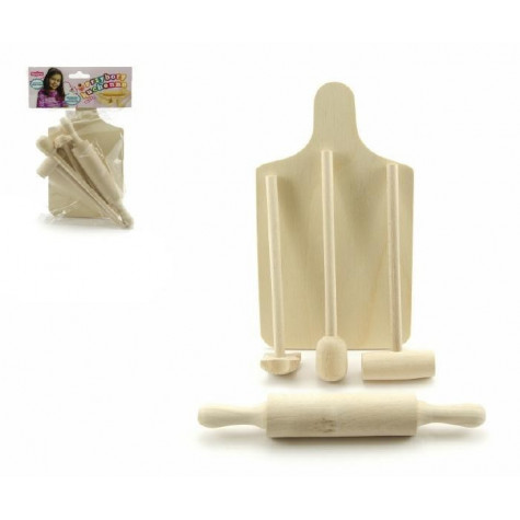 Dřevěné kuchyňské nádobí sada 23cm 5 ks ~ 2