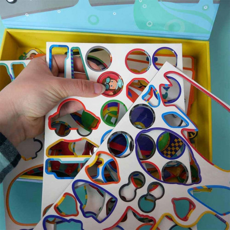 Magnetický hrací box - dopravní prostředky ~ 9