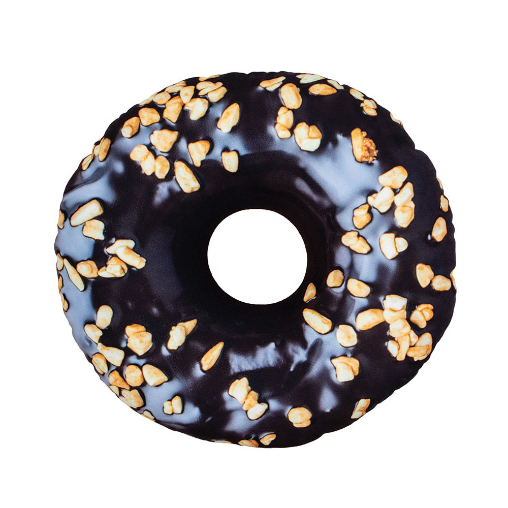 3D polštář 52 cm - Donut s čokoládou