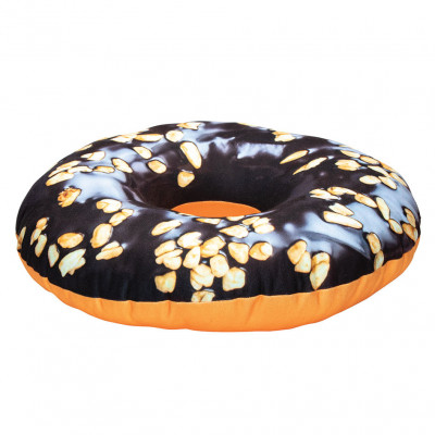 3D polštář 52 cm - Donut s čokoládou