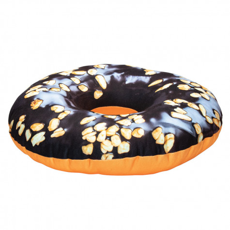 3D polštář 52 cm - Donut s čokoládou